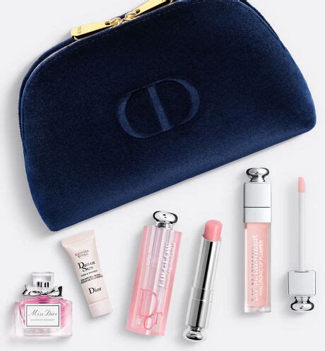 trousse dior makeup|dior lip balm bags.